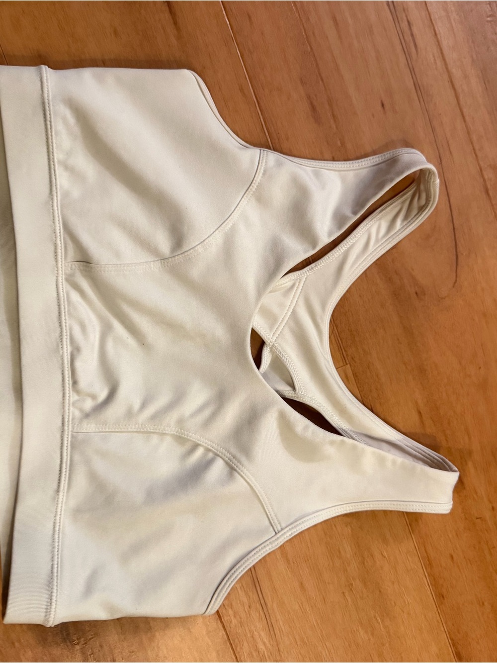 tek gear Cream Racerback Sports Bra